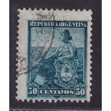 ARGENTINA 1899 GJ 256 ESTAMPILLA VARIEDAD DENTADO 12 U$ 3.90